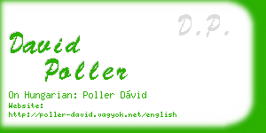 david poller business card